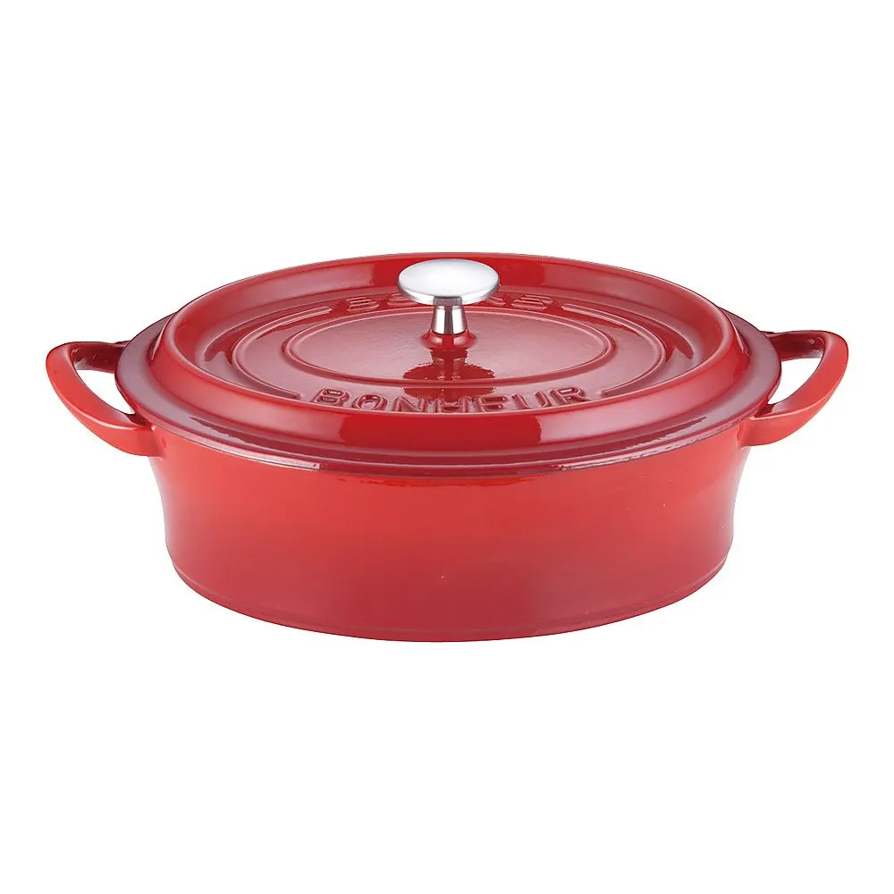 62-6349-19 Bon Bonaire Cocotte Oval 26 cm Red