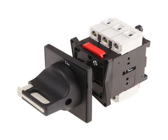 63-7540-79 3 Pole Panel Mount Non F***d Isolator Switch, 20 A, 11 kW, IP20, IP65 VBD01