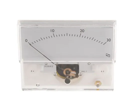63-7417-93 Sifam Tinsley Analogue Panel Ammeter 100μA DC, 32.3mm x 73.7mm, ±1.5 % Moving Coil IS 11002