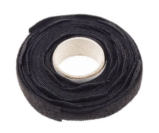63-7467-01 RS PRO Black Hook & Loop Cable Tie, 203.5mm x 12 mm 285-4578