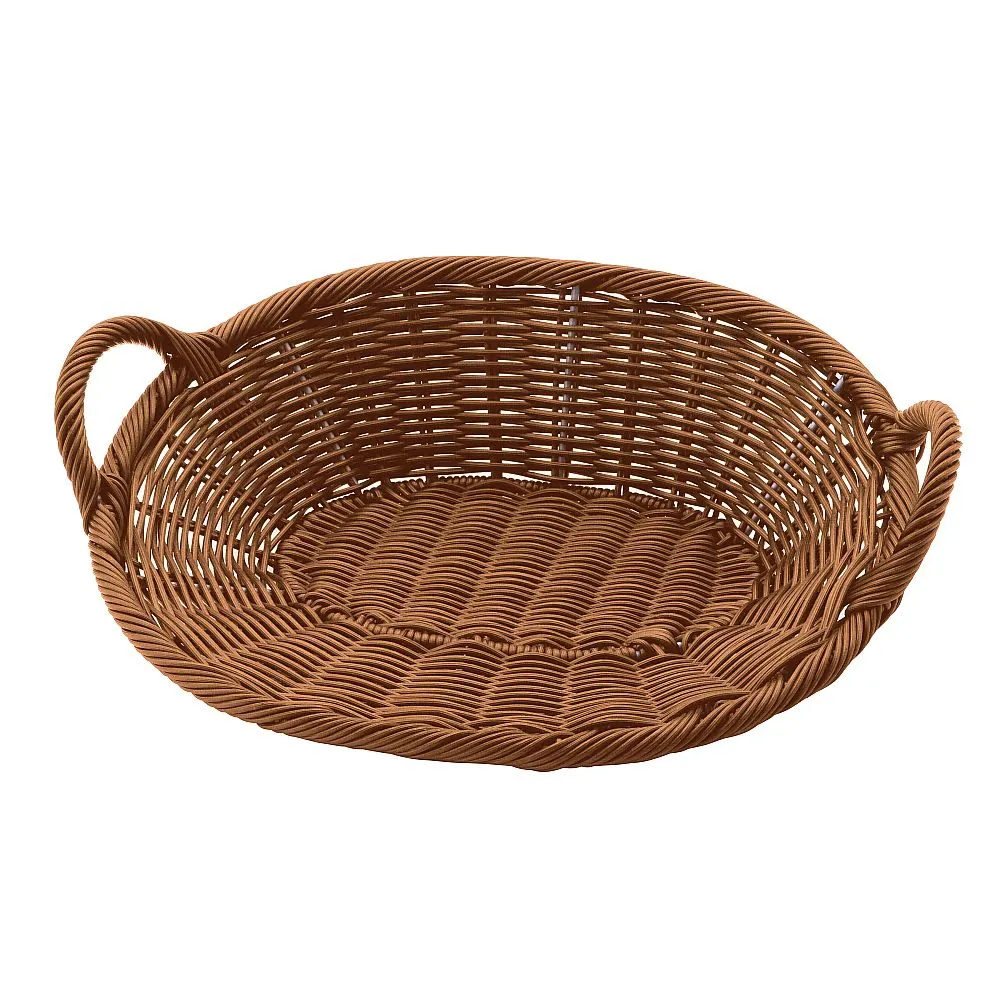 62-6582-22 PP Small Size Bakery Basket Brown HB-002-BR