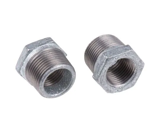 63-7443-85 Georg Fischer Malleable Iron Fitting Reducer Bush, 3/4 in BSPT Male (Connection 1), 1/2 in BSPP Female (Connection 2) 770241223