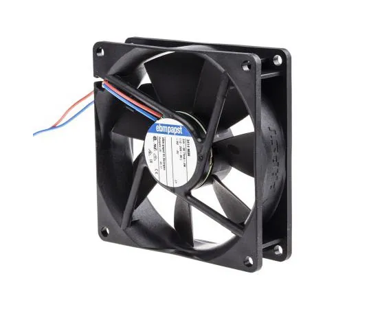 63-7495-86 ebm-papst 3400N Series Axial Fan, 92 x 92 x 25.4mm, 72m³/h, 1.8W, 24 V dc 3414NGM