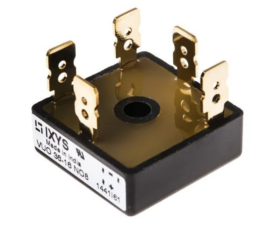 63-7359-55 IXYS VUO36-16NO8, 3-phase Bridge Rectifier Module, 35A 1600V, 5-Pin FO B B VUO36-16NO8