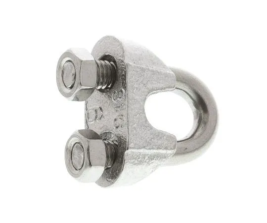 63-7447-26 RS PRO Stainless Steel Wire Rope Clamp, DIN 741 247-9076