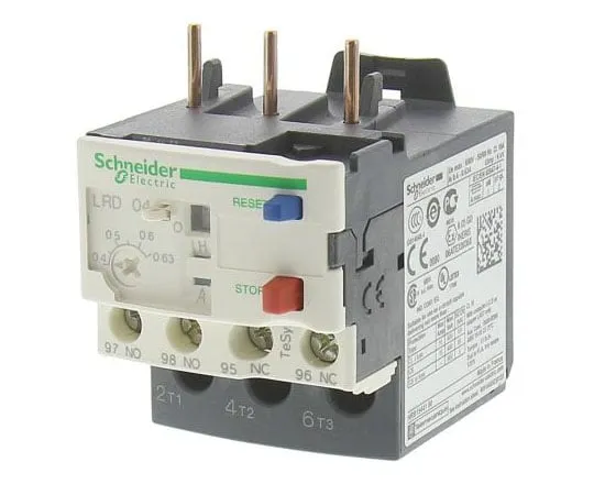 63-7522-20 Schneider Electric Overload Relay NO/NC, 0.4 → 0.63 A, 630 mA LRD04
