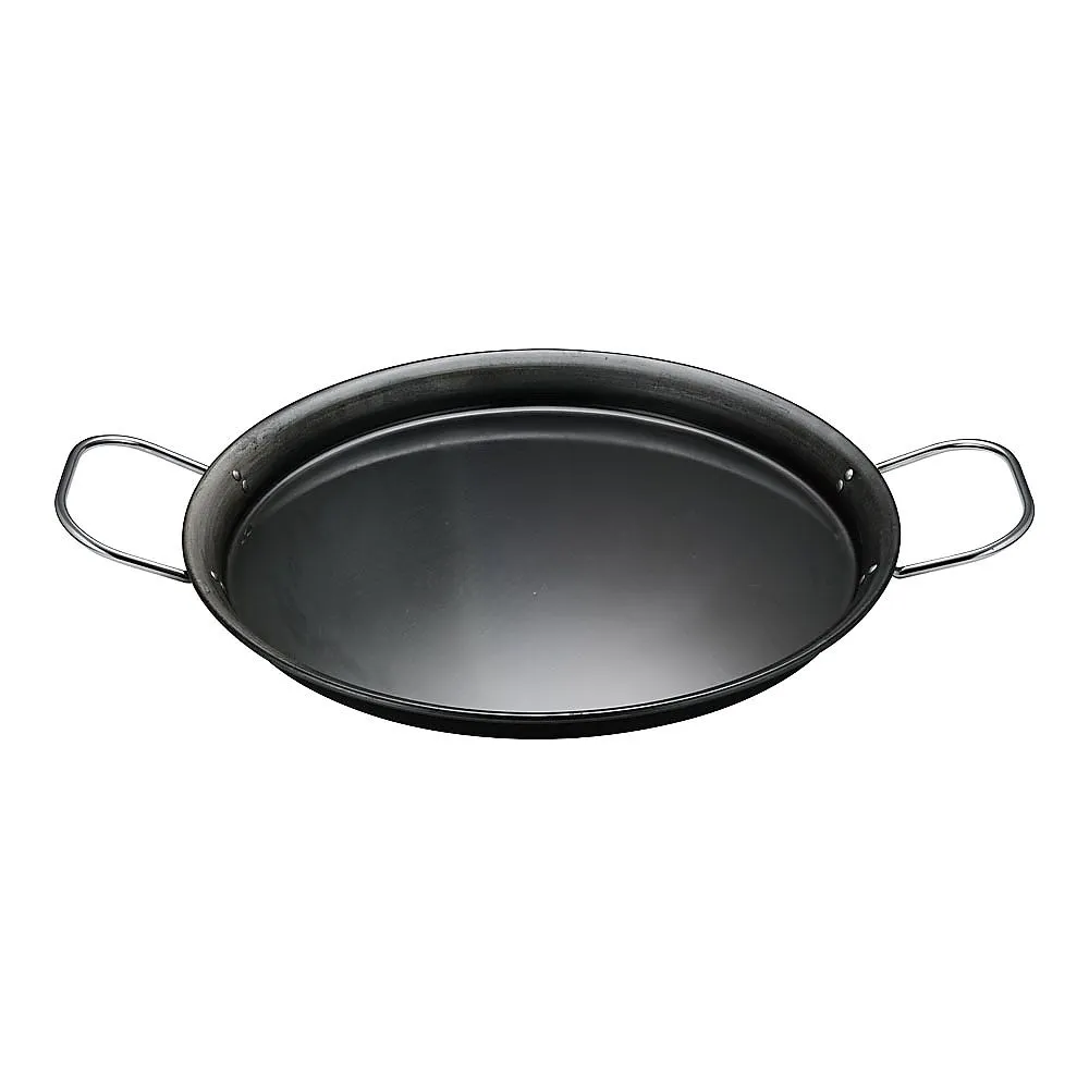 62-6731-04 Iron Paella Hot Pot, Both Hands 60 cm