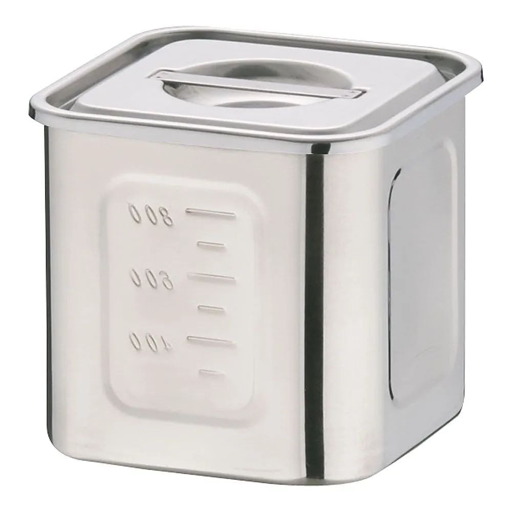 62-6386-35 Eco Clean UK Deep Square Kitchen Pot 10.5 cm AEK1303