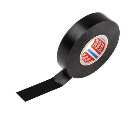 63-7514-52 Tesa Black Electrical Tape, 19mm x 33m TESA4163BLACK