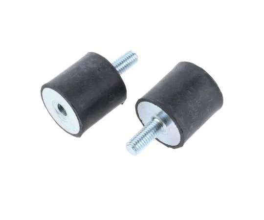 63-7440-67 FIBET 3030VD20-60 50mm Shock Mount M8 30mm Diameter 67.2kg Compression Load 6mm, Male to Female Natural Rubber 3030VD20-60