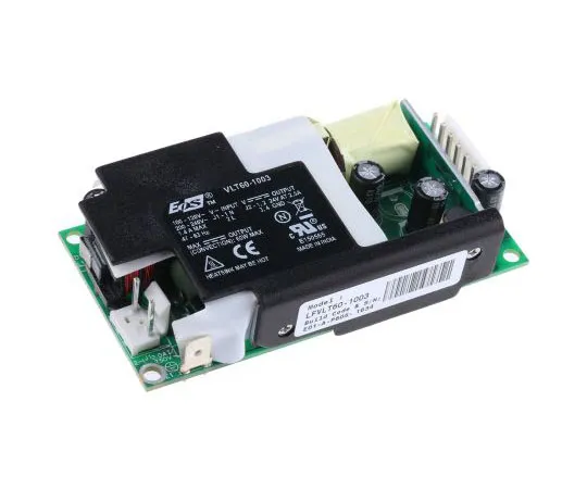 63-7513-78 EOS 60W 1 Output Embedded Switch Mode Power Supply SMPS, 2.5A, 24V dc Open Frame LFVLT60-1003