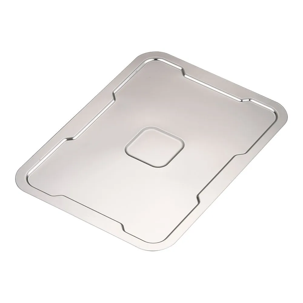 62-6368-87 TKG Stainless Steel Square Butt Lid for 8 Sheets (1 Sheet)