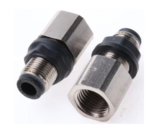 63-7491-86 Legris Pneumatic Bulkhead Threaded-to-Tube Adapter, Push In 6 mm, G 1/4 Female BSPPx6mm 3136 06 13