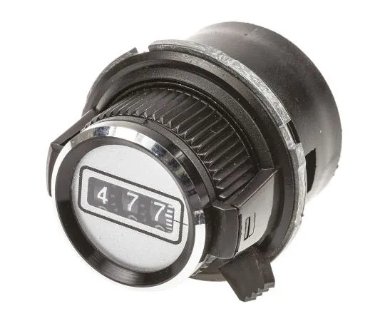 63-7419-24 Vishay Potentiometer Knob, Dial Type, 30.6mm Knob Diameter, Black, 6.35mm Shaft 26A21B010