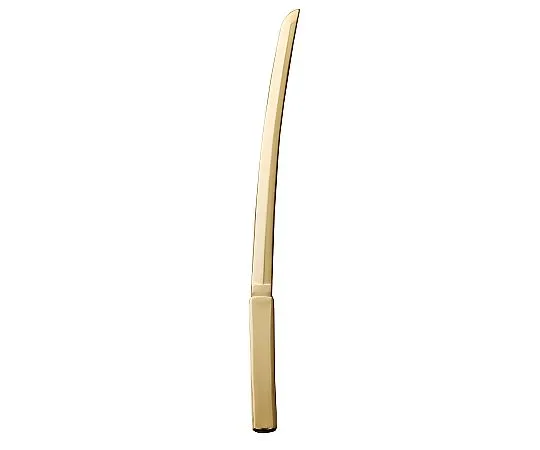 62-6721-40 18-0 Japanese Sword Yokan Wagashi Knife (Gold Plated)
