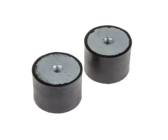 63-7392-68 RS PRO 40mm Shock Mount M10 50mm Diameter 176.3kg Compression Load, Female to Female Natural Rubber 171-2633