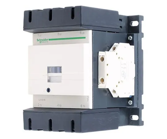 63-7527-54 Schneider Electric 3 Pole Contactor, 115 A, 110 V ac Coil, TeSys D, 3NO, 55 kW LC1D115F7