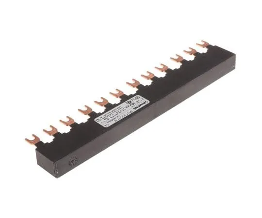 63-7446-46 Siemens 3 Phase Busbar, 4 Module, 400V ac, 45mm Pitch 3RV1915-1CB