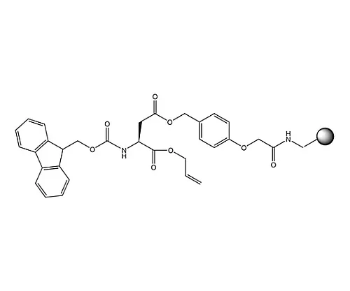 61-0402-38　［Discontinued］Fmoc-Asp(Wang Resin)-OAll (100-200 Mesh) 856023 1G　8560230001