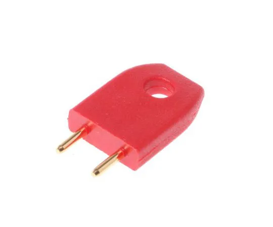 63-7357-23 HARWIN Shorting Link Male Straight Red Closed Top 2 Way 1 Row 5.08mm Pitch D3086-99