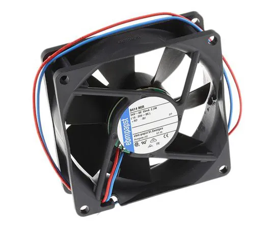 63-7478-99 ebm-papst 8400N Series Axial Fan, 80 x 80 x 25mm, 69m³/h, 2W, 24 V dc 8414NGR
