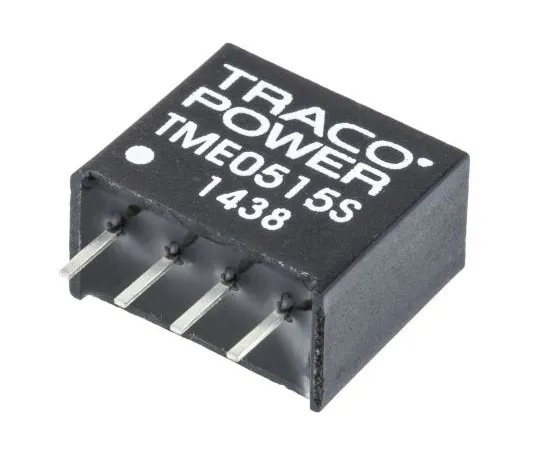63-7429-04 TRACOPOWER TME 1W Isolated DC-DC Converter Through Hole, Voltage in 4.5 → 5.5 V dc, Voltage out 15V dc TME 0515S