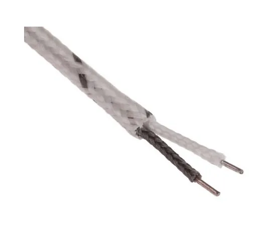 63-7529-04 Thermocouple Wire Type J, Maximum of +600 °C 1 Core Unscreened Glass Fibre Sheath 20m 407-1551