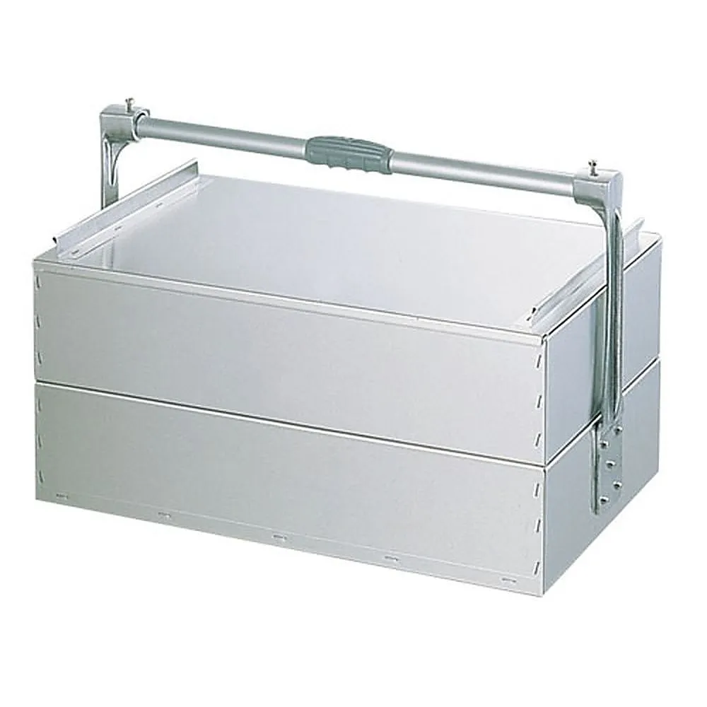 62-6438-68 Aluminum Kansai Type Delivery Box Two-Stage Small