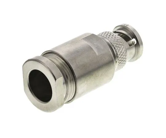 63-7475-01 Radiall Straight 50Ω Cable Mount BNC Connector, Plug, Nickel, Clamp Termination, RG213, RG214, RG225, RG393 R141018000W