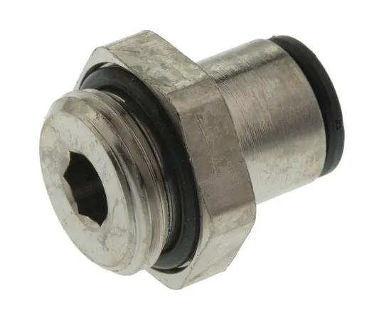 63-7458-49 Legris Pneumatic Straight Threaded-to-Tube Adapter, G 3/8 Male, Push In 8 mm 3101 08 17