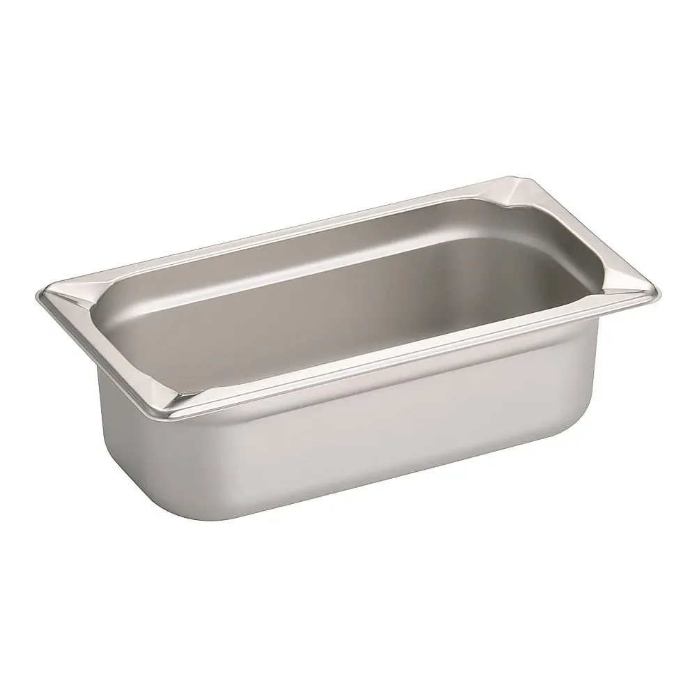 62-6360-31 KINGO Stainless Hotel Pan 1/3 x 100 mm 13100