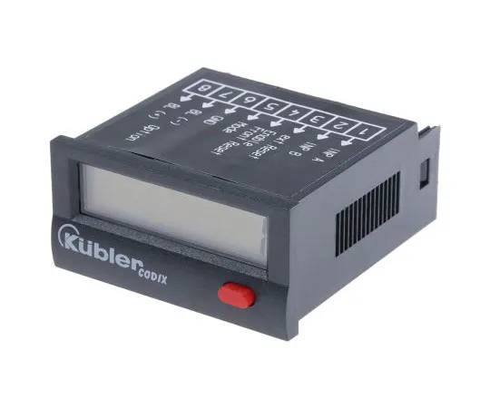 63-7542-41 Kubler 8 Digit, LCD, Digital Counter, 6kHz, 4 → 30 V dc 6.133.012.851