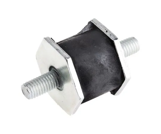 63-7392-82 RS PRO Hexagonal M8 Zinc Plated Steel Anti Vibration Mount 30 Compression Load ,32mm dia. +100°C 171-2656