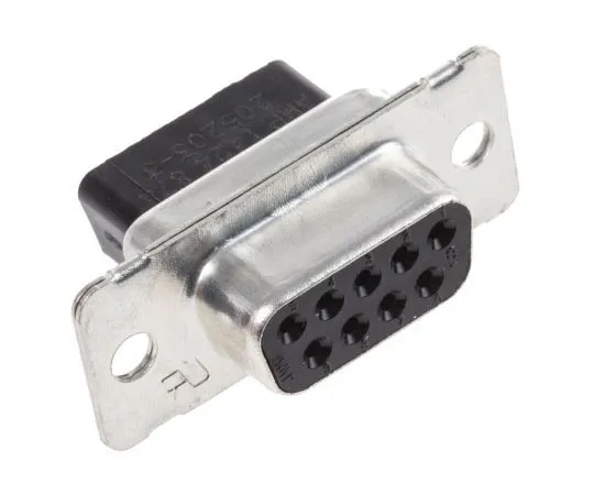 63-7358-46 TE Connectivity AMPLIMITE HDP-20 Series Straight Crimp D-sub Connector, Socket, 9 Pin 205203-3
