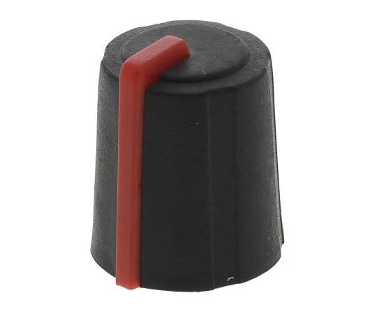 63-7478-74 Sifam Potentiometer Knob, Push-On Type, 11mm Knob Diameter, Black, Splined Shaft Type, 6mm Shaft 3/03/TP110-006/237/230