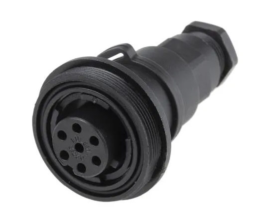 63-7461-43 Bulgin Standard Buccaneer Series In-line Connector, 7 contacts Plug PX0746/S