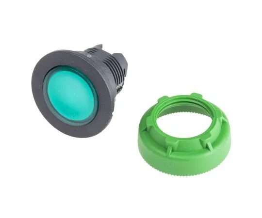 63-7390-06 Schneider Electric Harmony ZB5 Series, Green Push Button Head, Spring Return, 30mm Cutout ZB5FW333