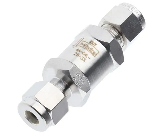 63-7539-90 Parker Process Check Valve 4A-C4L-25-SS 4A-C4L-25-SS
