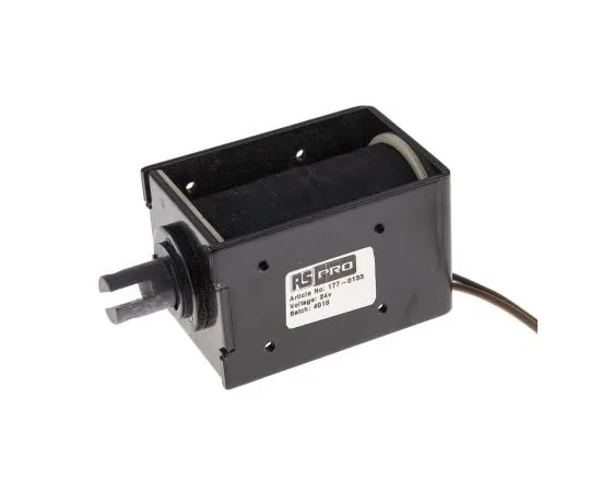 63-7406-95 Pull Action DC D-Frame Solenoid, 24 V 177-0133