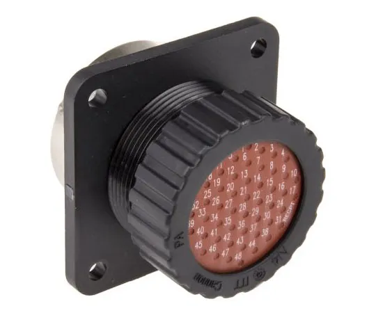 63-7461-29 ITT Cannon Neptune Circular Series Panel Mount Housing, 48 contacts Socket 192900-0475