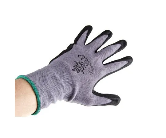 63-7393-27 BM Polyco Polyflex Plus Nitrile, Nylon Nitrile-Coated Grip and Abrasion Resistance, Oil Resistant, Wet Resistance 8008