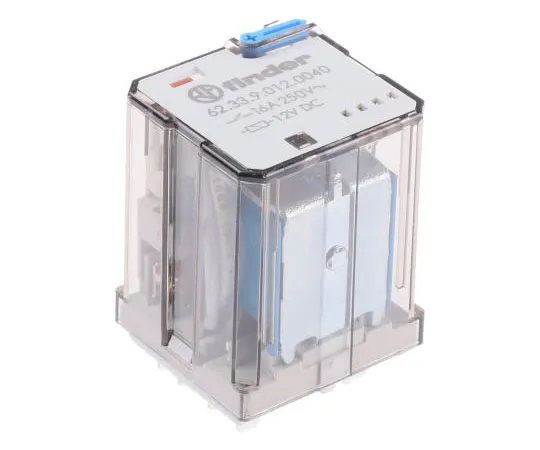 63-7472-17 Finder62 Series 3PDT Non-Latching Relay Plug In, 12V dc Coil, 16A 62.33.9.012.0040