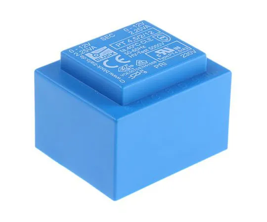 63-7420-39 12V ac 2 Output Through Hole PCB Transformer, 4.5VA PT 4.5/2/12
