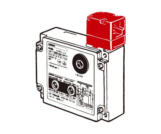 62-4831-19 Electromagnetic lock/safety door switch D4BL D4BL-2GRD-AT
