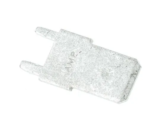 63-7465-95 TE Connectivity Crimp Tab Terminal, Uninsulated, Tin over Copper Plated, Straight, 6.35 x 0.83mm 62409-1