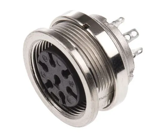 63-7380-32 Amphenol C 091 D Series, 7 Pole Din Socket Socket, 5A, 300 V ac/dc IP67 C091-31N007-1002