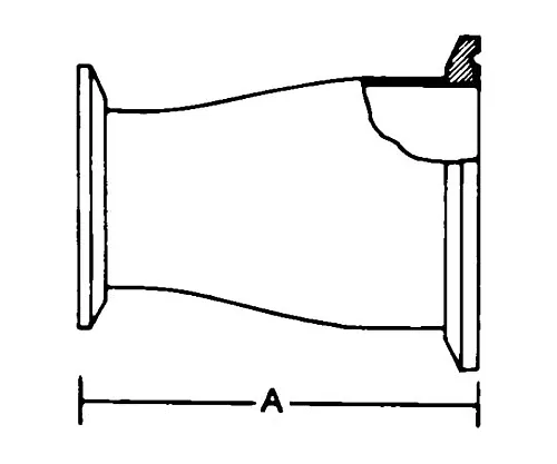 61-0281-46　［Discontinued］2In. TC To 1.5In. TC A: 76mm 1/Pk 1ST　YY2004090