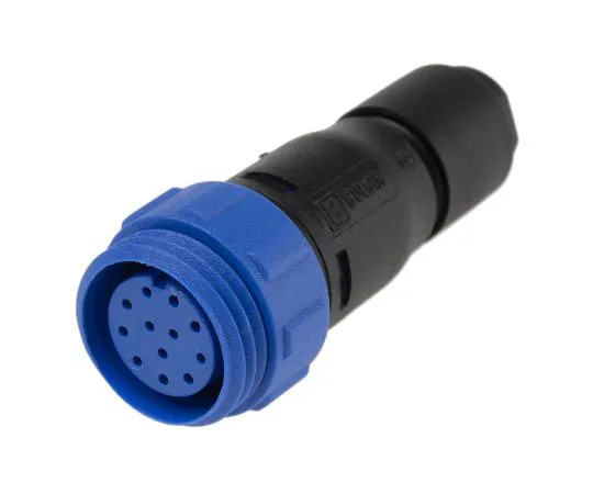 63-7538-40 Bulgin Buccaneer 400 Series In-line Connector, 12 contacts Plug PX0411/12S/6065