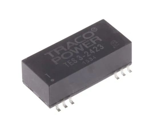 63-7357-46 TRACOPOWER TES 3 3W Isolated DC-DC Converter Surface Mount, Voltage in 18 → 36 V dc, Voltage out ±15V dc TES 3-2423