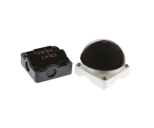 63-7434-34 Eaton, FAK Black Mushroom Push Button, NO/NC Momentary Screw 229749 & FAK-S/KC11/I